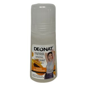 Deonat Papaya Mineral Extra Brightening Underarm Roll-On Deodorant   65ml